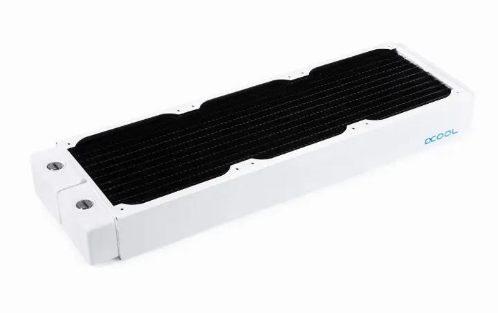 ALPHACOOL RADIATEUR 360MM BLANC - HPE-45 FULL CUIVRE 