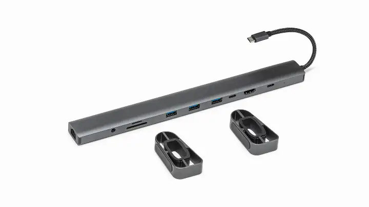 BLUESTORK HUB USB-C/10 PORTS/GRIS 