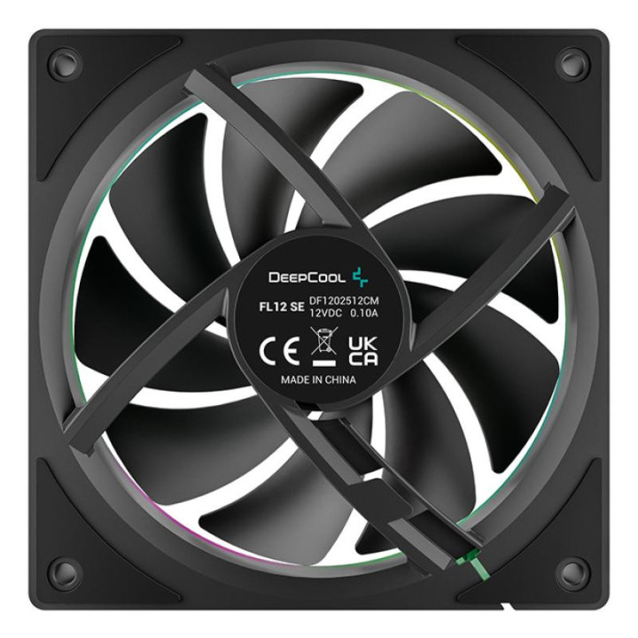 DEEPCOOL FL12 SE BOITIER PC VENTILATEUR 12 CM NOIR 1 PIECE(S) 