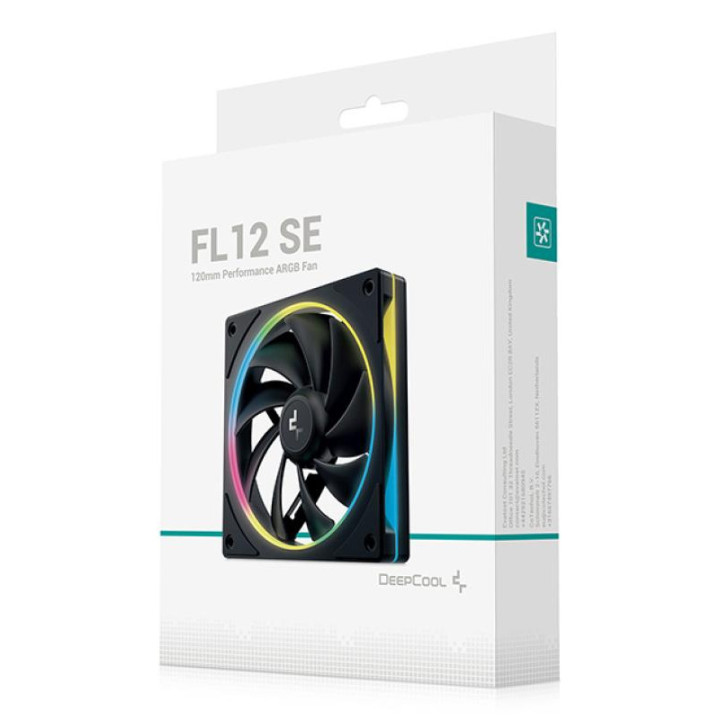 DEEPCOOL FL12 SE BOITIER PC VENTILATEUR 12 CM NOIR 1 PIECE(S) 