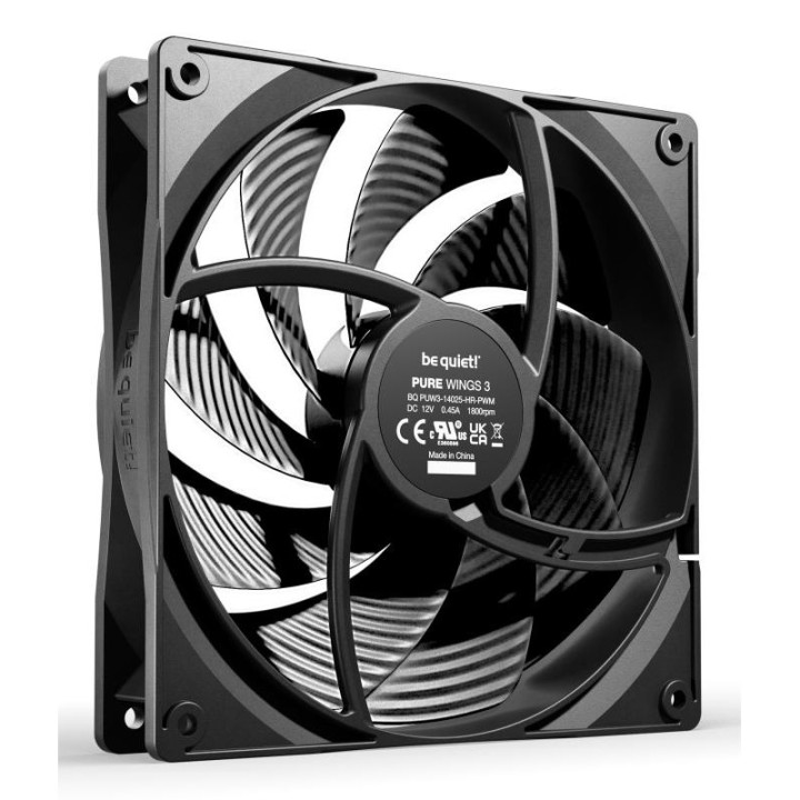 BE QUIET! PURE WINGS 3 140 MM PWM | VENTILATEUR PC HIGH-SPEED 
