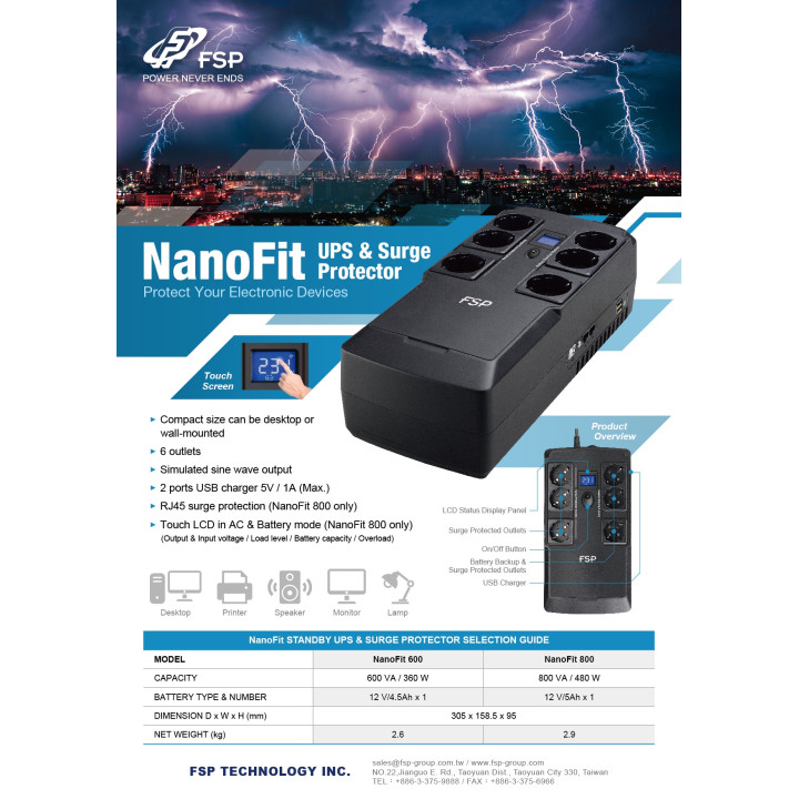 FORTRON (FSP) NANO FIT 600 - 6
