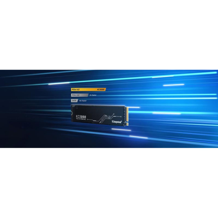 KINGSTON 500GO M.2 NVME GEN4 - KC3000 