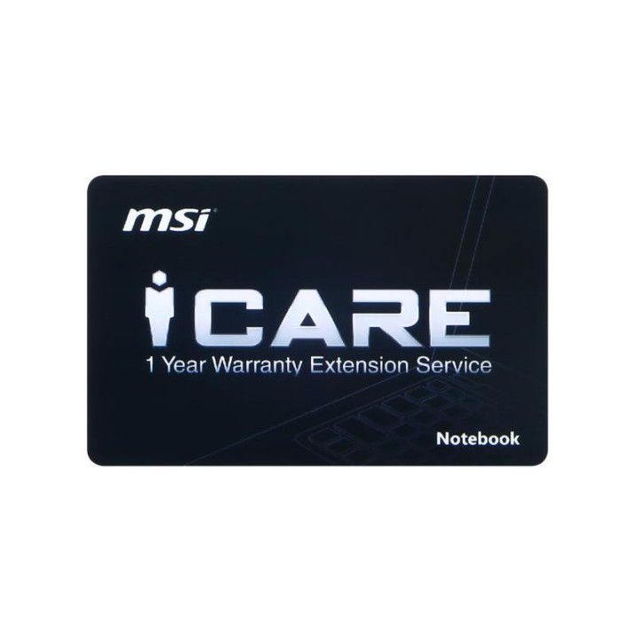 MSI COMPUTER 1 YEAR WARRANTY EXTENSION 