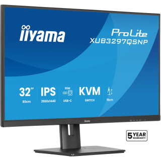 IIYAMA XUB3297QSNP-B1 32 QHD/100HZ/IPS/KVM/USB-C/RJ45 