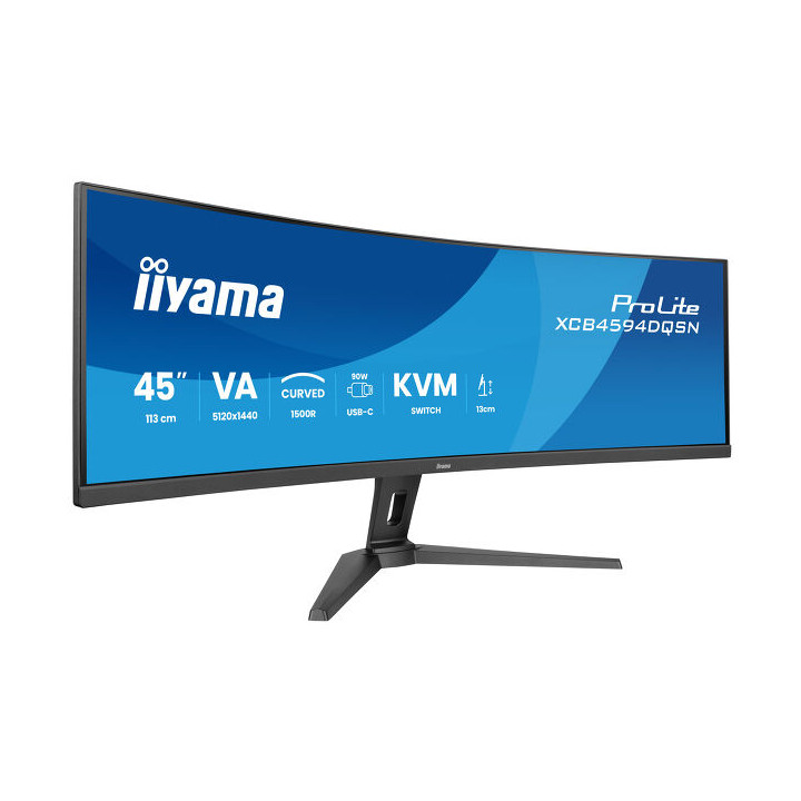 IIYAMA XCB4594DQSU-B1 45 CURVE DQHD/75HZ/VA/2MS/HP 