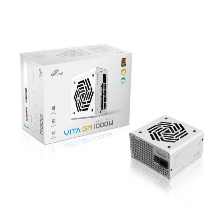 FSP (FORTRON) ALIMENTATION 1000W 80+GOLD *VITA-1000GM. WHITE 