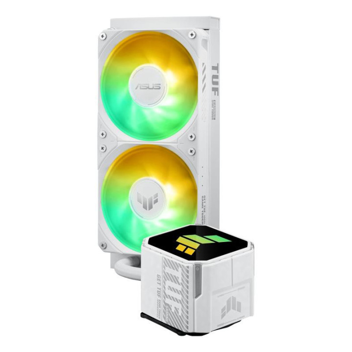 ASUS TUF GAMING LC III 240 ARGB WHT PROCESSEUR REFROIDISSEUR DE LIQUIDE TOUT-EN-UN 12 CM BLANC 