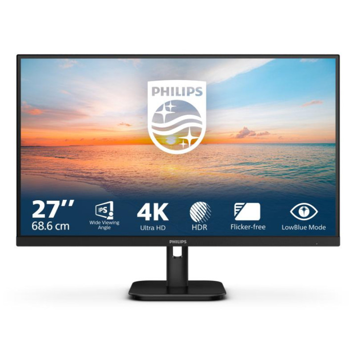 PHILIPS 27E1N1800A/00 ECRAN PLAT DE PC 68.6 CM (27) 3840 X 2160 PIXELS 4K ULTRA HD LED NOIR 