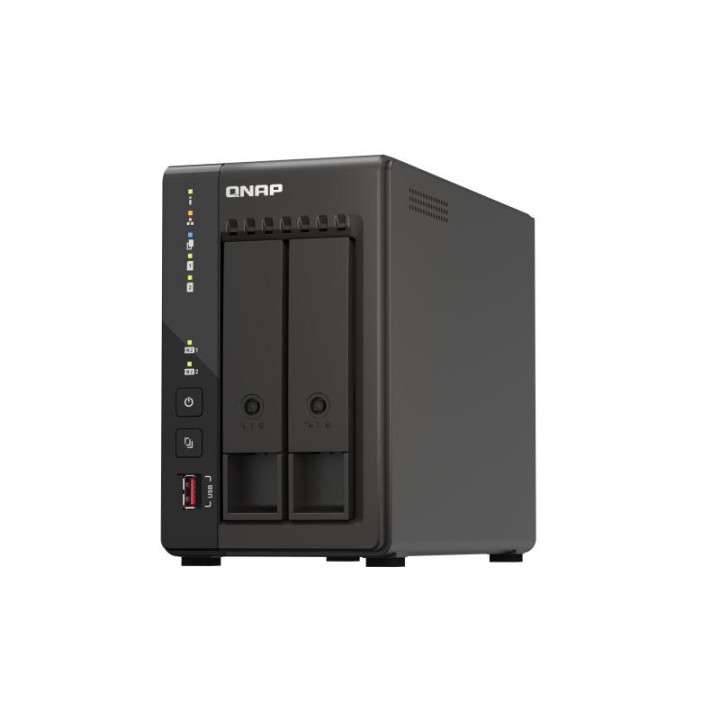 QNAP TS-253E NAS TOWER INTEL CELERON J6412 8 GO 0 TO QNAP QTS NOIR 