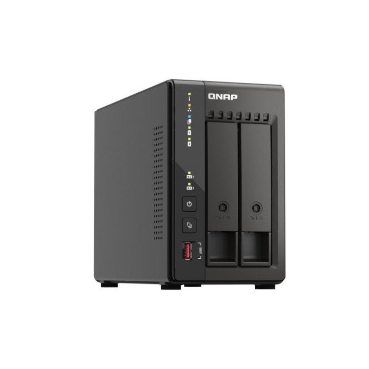 QNAP TS-253E NAS TOWER INTEL CELERON J6412 8 GO 0 TO QNAP QTS NOIR 