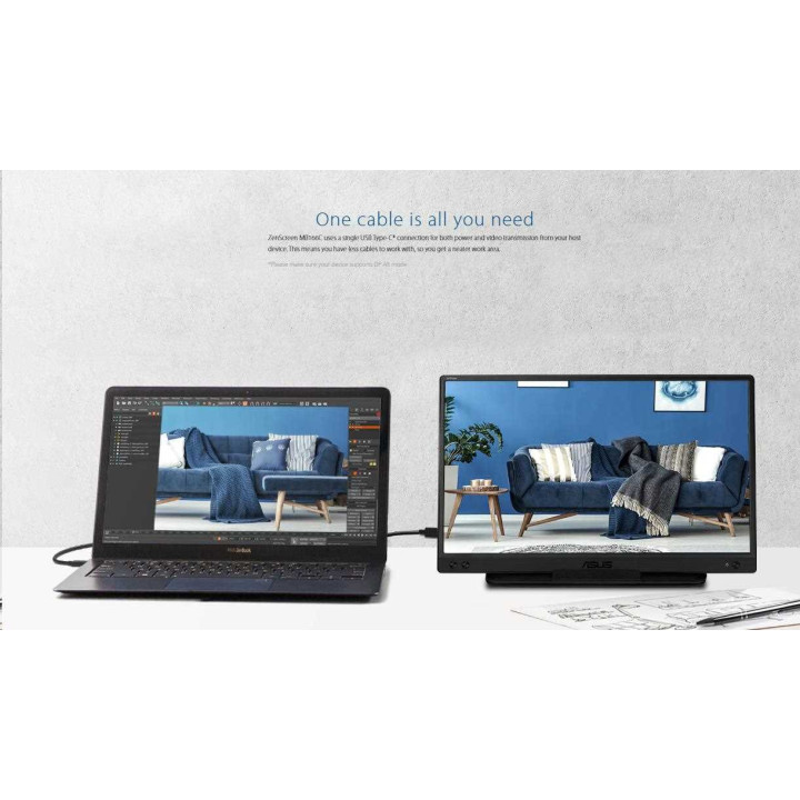 ASUS ZENSCREEN MB166C - 15/IPS/FHD 