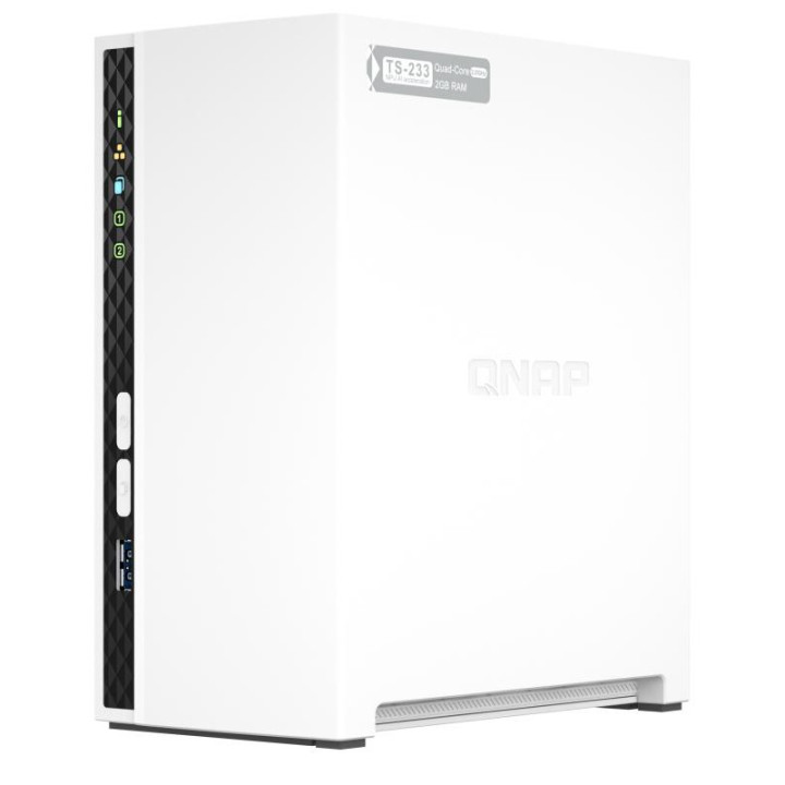 QNAP SYSTEMS 2 BAY 2.0 GHZ QC 2 GB 1X GBE 