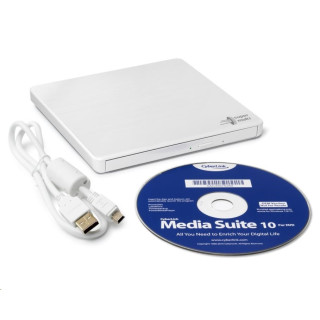 HITACHI-LG DATA STORAGE USB2 EXTERNE SLIM GP60NW60 DVDRW BLANC 