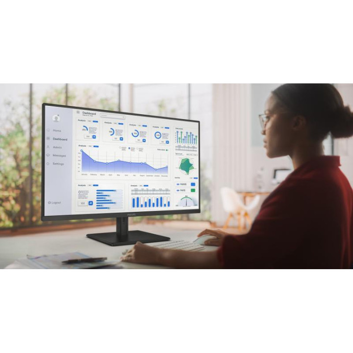 PHILIPS 1000 SERIES 32E1N1800LA/00 ECRAN PLAT DE PC 80 CM (31.5) 3840 X 2160 PIXELS 4K ULTRA HD LCD NOIR 
