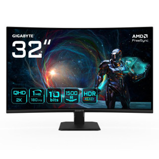 GIGABYTE GS32QCA 32 CURVE/QHD/180HZ/VA/1MS/ADAPT SYNC 