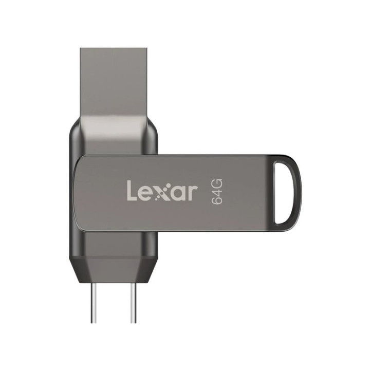 LEXAR CLE 64GO USB 3.1 + TYPE C JUMPDRIVE D400 