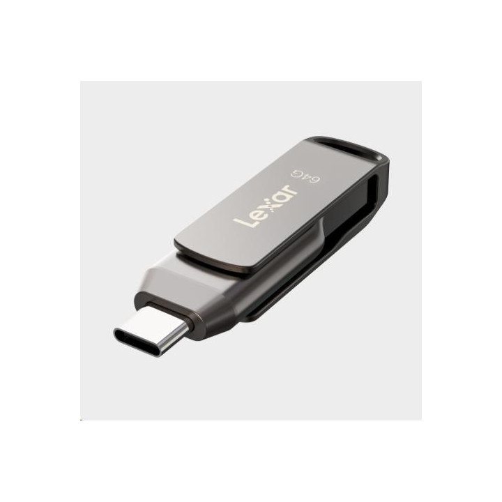 LEXAR CLE 64GO USB 3.1 + TYPE C JUMPDRIVE D400 