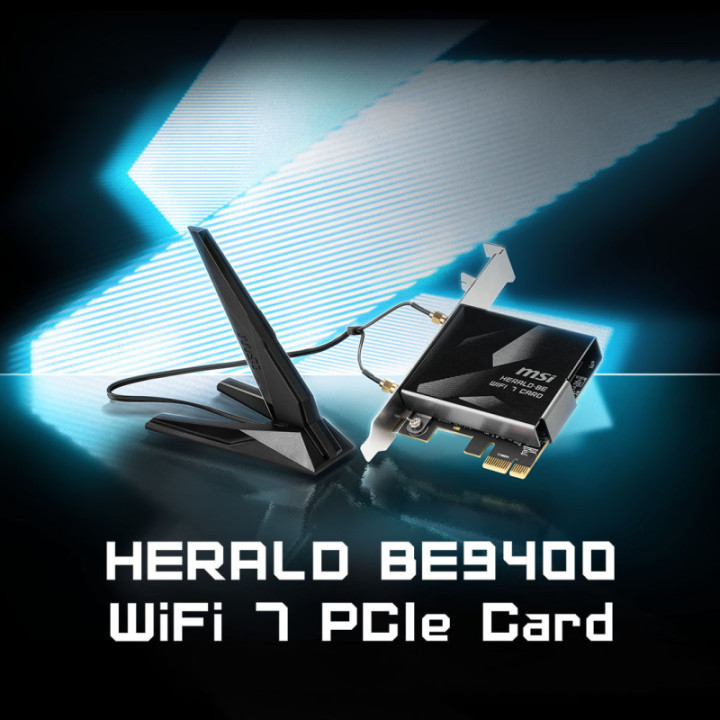MSI PCI-E HERALD WIFI 7 BE9400 BT 5.4