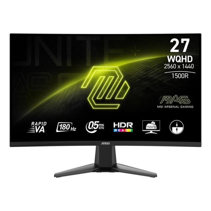 MSI MAG 27CQ6F 27CURVE QHD/180HZ/F-VA/1MS/FREESYNC 