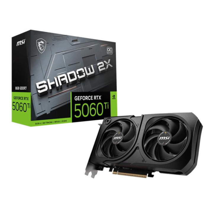 MSI RTX 5060TI 8G SHADOW 2X OC PLUS 