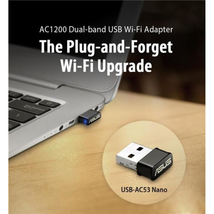 ASUS CLE USB WIFI 5 AC - USB-AC53 NANO 