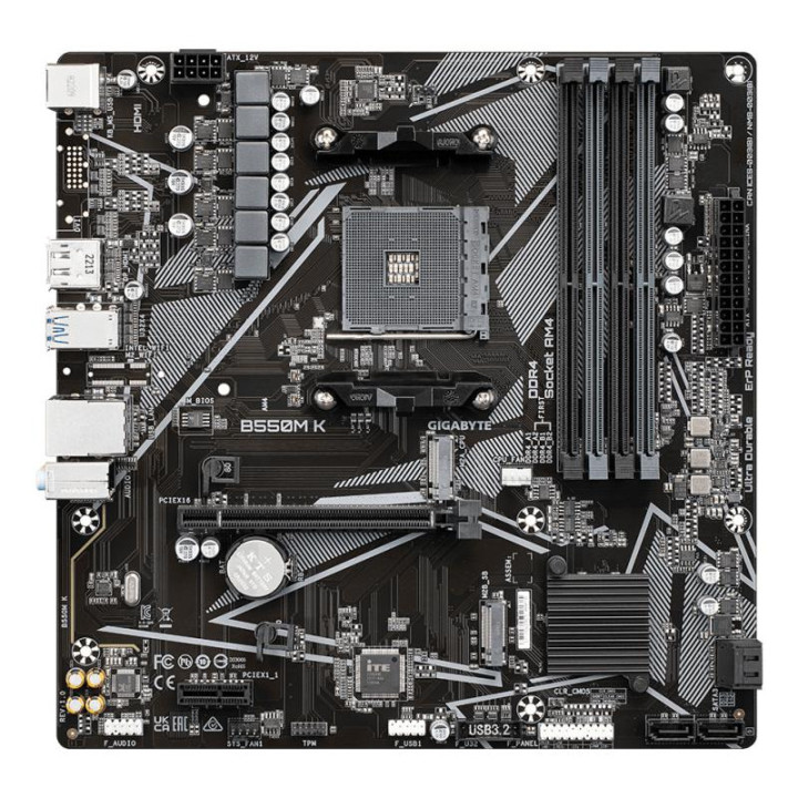 GIGABYTE B550M K 