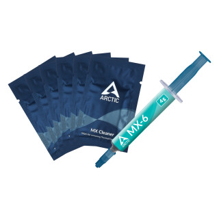 ARCTIC MX-6 PATE THERMIQUE AVEC NETTOYANT - 4G 