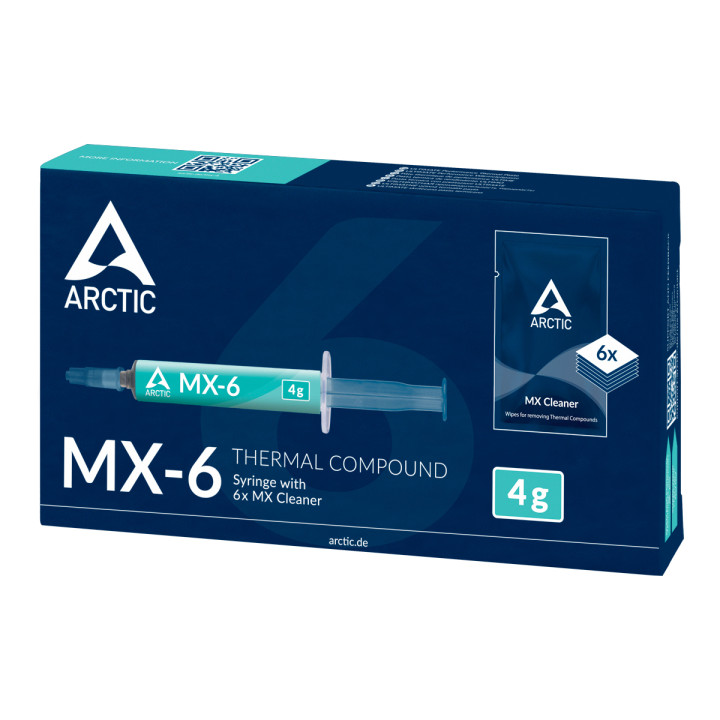 ARCTIC MX-6 PATE THERMIQUE AVEC NETTOYANT - 4G 