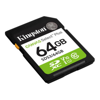 KINGSTON CARTE MEMOIRE 64GB SDXC CANVAS SELECT PLUS *SDS3/64GB 