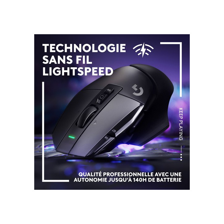 LOGITECH G502 X LIGHTSPEED BLACK 