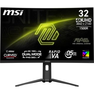 MSI MAG 321CUPDF ECRAN PLAT DE PC 80 CM (31.5) 3840 X 2160 PIXELS 4K ULTRA HD LCD NOIR 