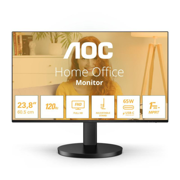 AOC B3 24B3CF2 ECRAN PLAT DE PC 60.5 CM (23.8) 1920 X 1080 PIXELS FULL HD LED NOIR 