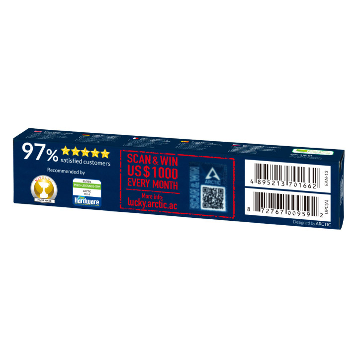 ARCTIC COOLING MX-4 2019 EDITION PATE THERMIQUE - 8G 