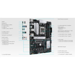 ASUS PRIME B650-PLUS - B650/AM5/ATX 