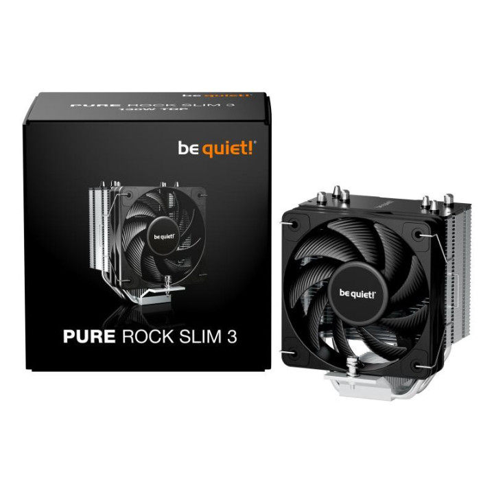 BE QUIET! PURE ROCK SLIM 3 | VENTIRAD COMPACT MONO TOUR. SOCKET INTEL ET AMD 