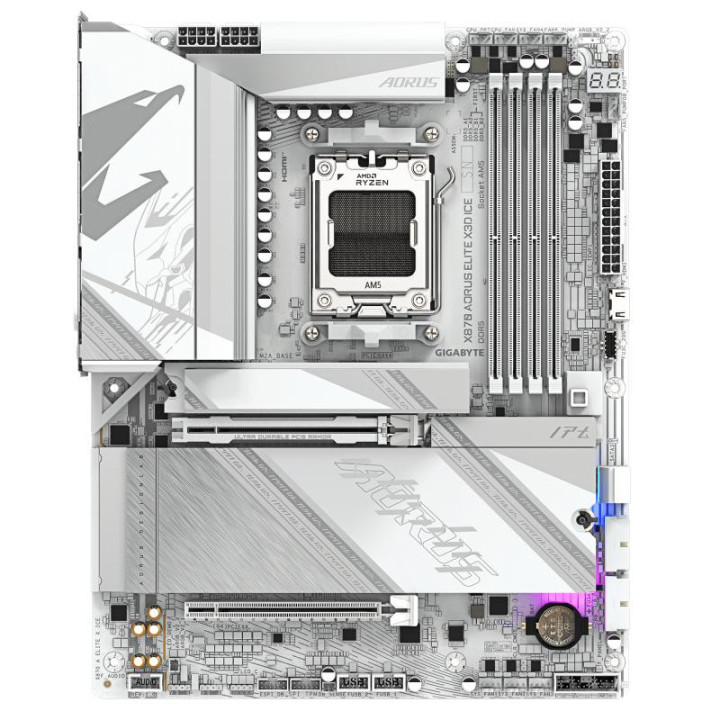 GIGABYTE X870 A ELITE X ICE - X870 X3D 