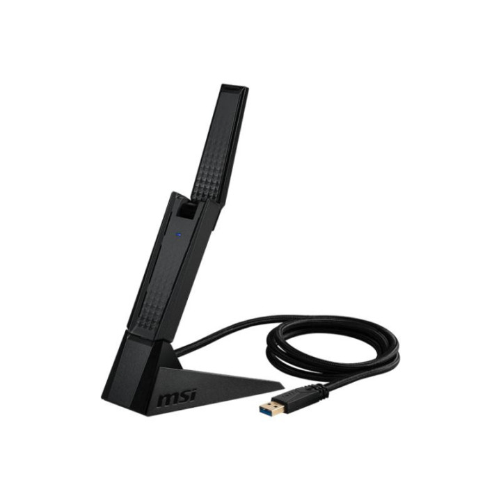 MSI AXE5400 WIFI USB ADAPTER - WIFI 6E TRI-BANDES 