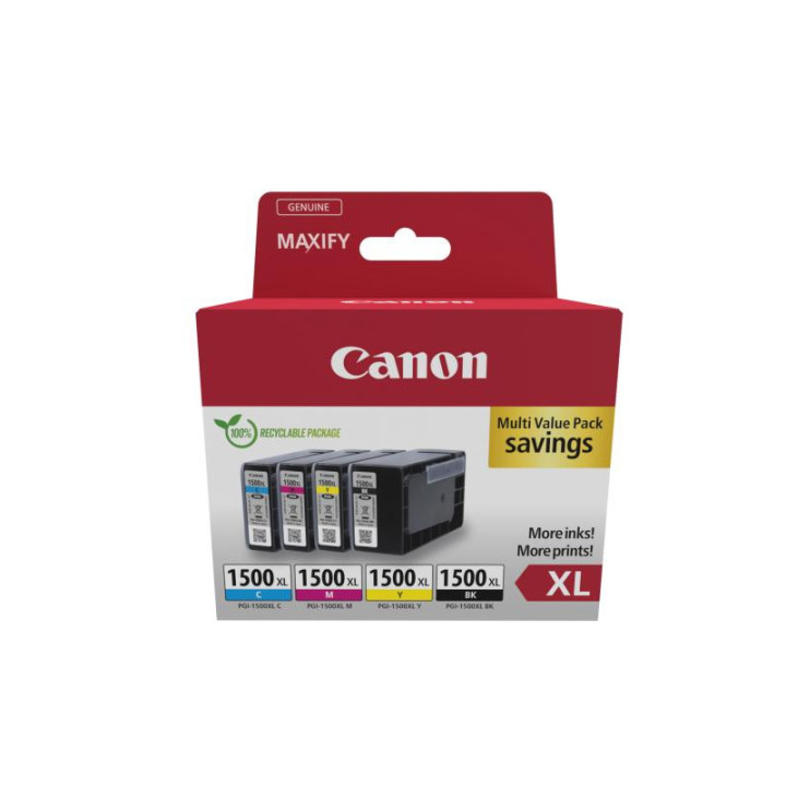 CANON PGI-1500XL KIT BK/C/M/Y 