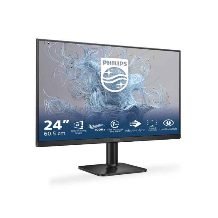 PHILIPS 1000 SERIES 24E2N1100LB/00 ECRAN PLAT DE PC 60.5 CM (23.8) 1920 X 1080 PIXELS FULL HD LCD NOIR 