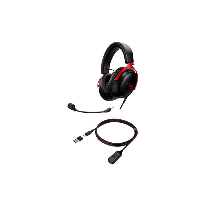 HYPERX CLOUD III ROUGE 