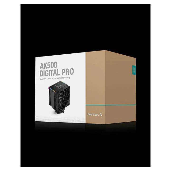DEEPCOOL AK500 DIGITAL PRO PROCESSEUR REFROIDISSEUR D'AIR 12 CM NOIR 1 PIECE(S) 