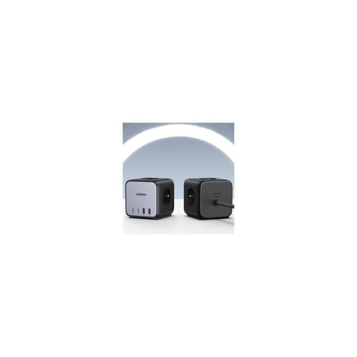 UGREEN DIGINEST CUBE 7 EN 1 MULTIPRISE USB CUBE 3 PRISES *60113 