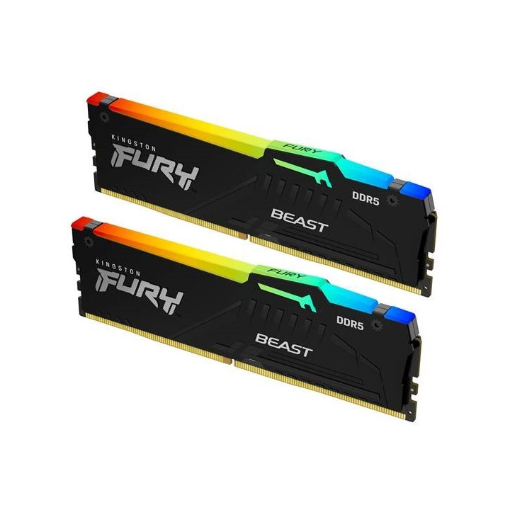 KINGSTON FURY BEAST RGB 32GO (2X16GO) DDR5 5600MHZ 