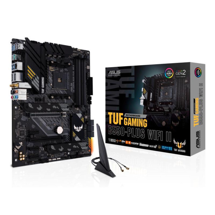 ASUS TUF GAMING B550-PLUS WIFI II - B550/AM4/DDR4/ATX 