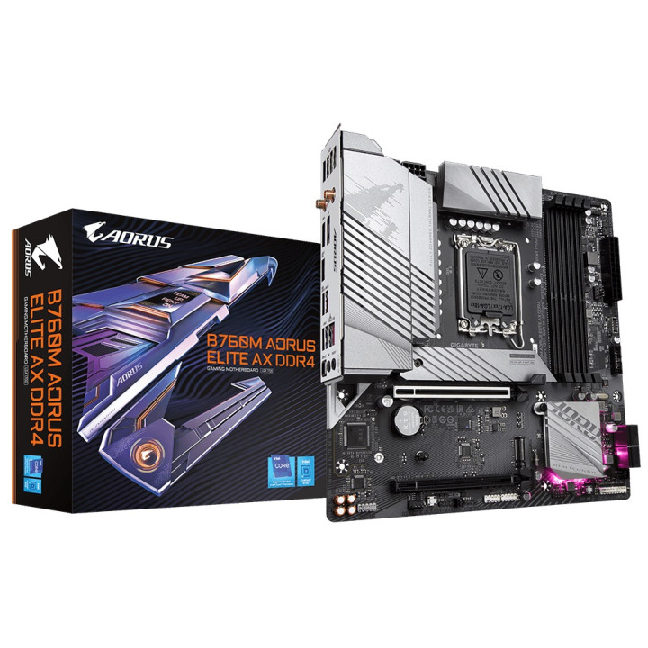 GIGABYTE B760M AORUS ELITE AX - B760/LGA1700/DDR5/MATX 