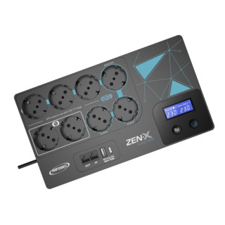 INFOSEC ZEN-X MASTER 600 FR/SCHUKO - 600VA 8 PRISES 