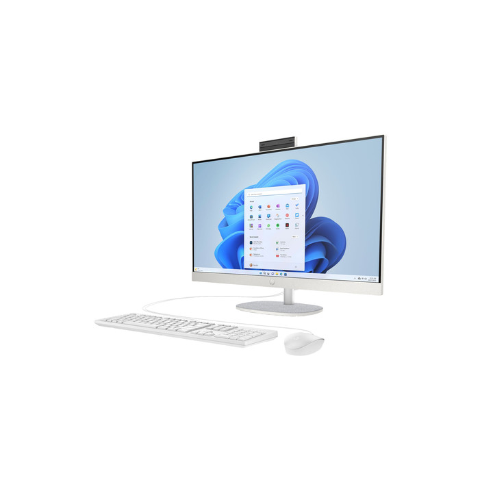 HP 27-CR0042NF 27 FHD/R5-7520U/16GO/512GO/W11 BLANC 