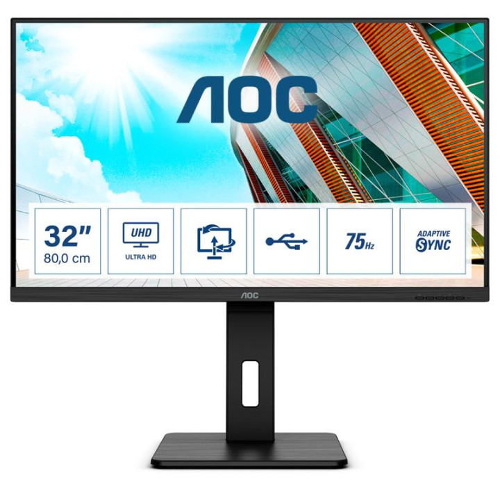 AOC 31.5IN 4K 3840X2160 4MS 16:9 