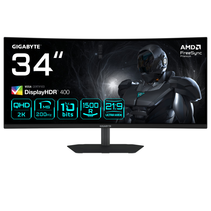 GIGABYTE G34WQC2 34 CURVE UWQHD/200HZ/VA/1MS/FS PREMIUM 